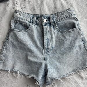 ZARA Light Denim Shorts